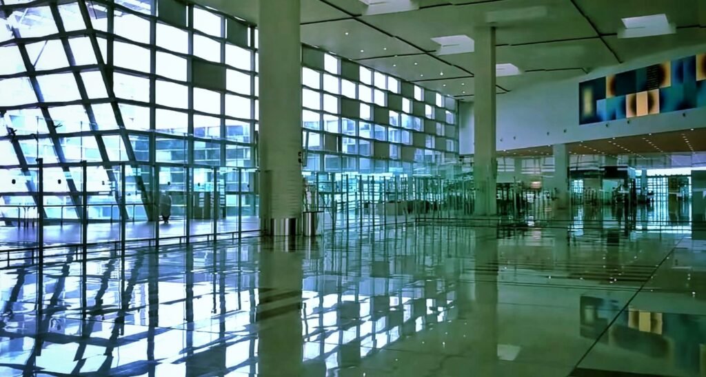 Islamabad International Airport departure hall